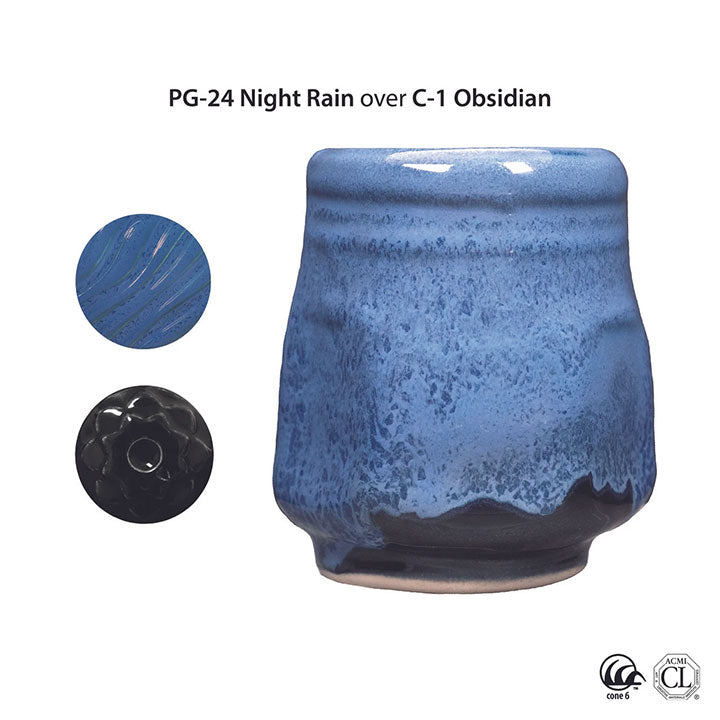 Amaco Night Rain Phase Brush-on Glaze