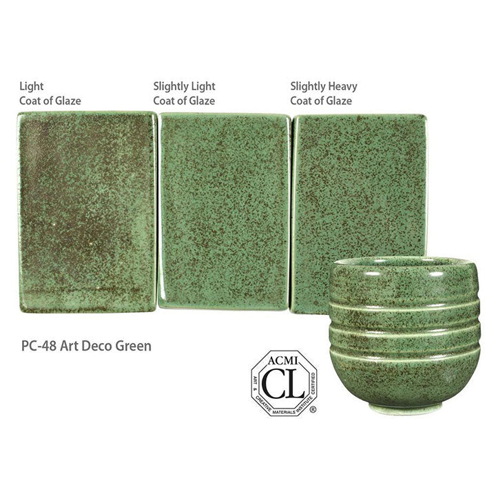 Amaco Potter's Choice Art Deco Green Brush-on Glaze