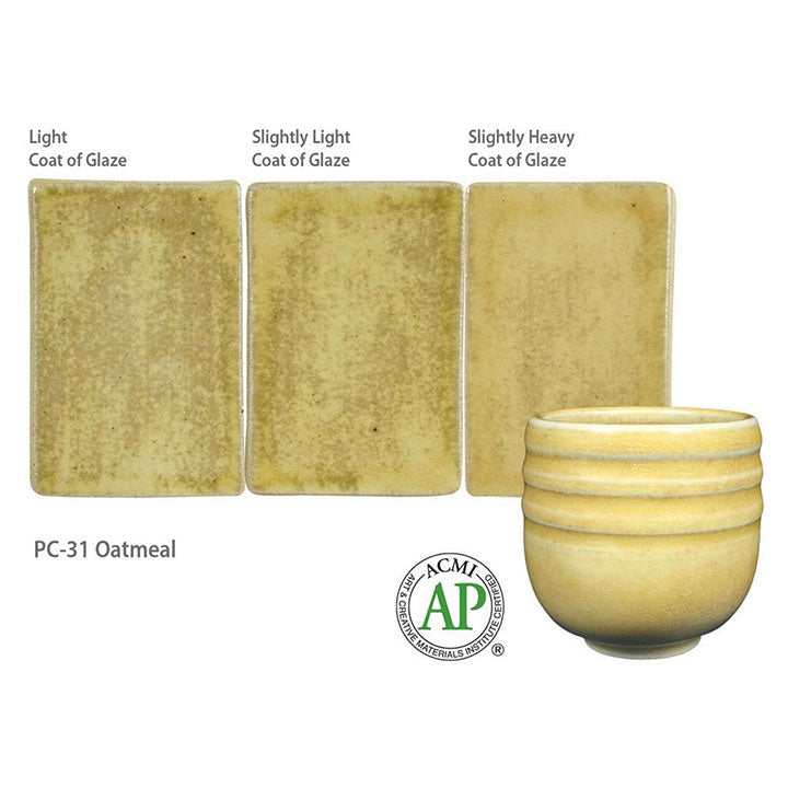 Amaco Potter's Choice Oatmeal Brush-on Glaze