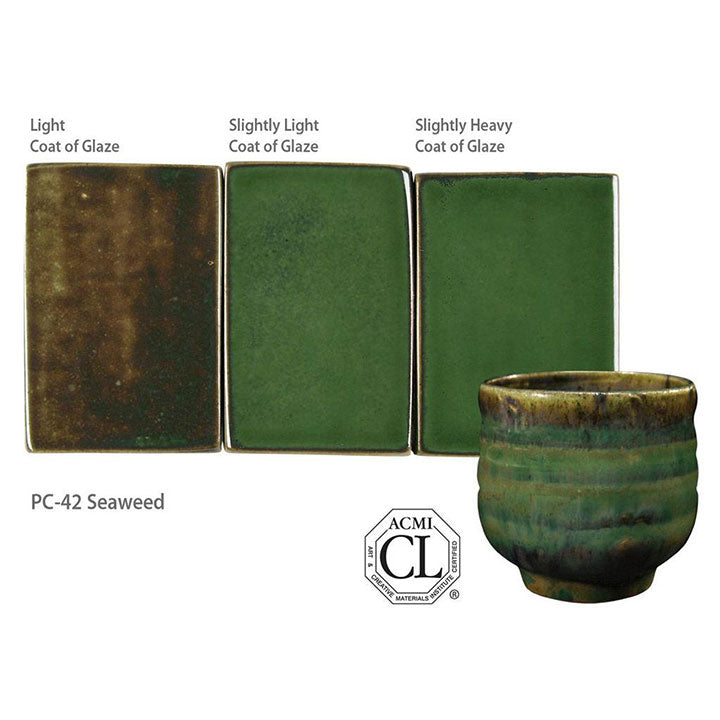 Amaco Potter's Choice Seaweed Brush-on Glaze