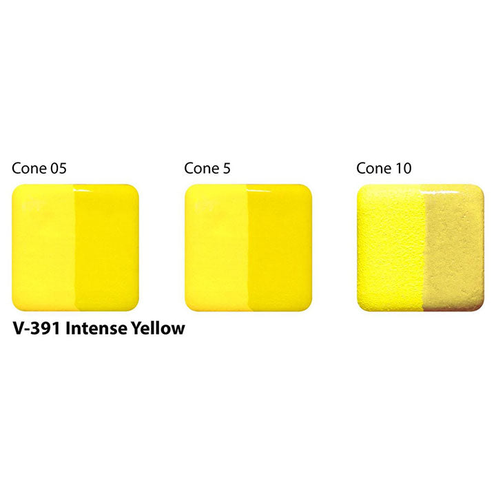 Amaco Velvet Intense Yellow Brush-on Underglaze