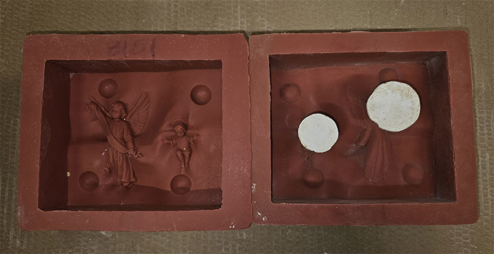 Potterycrafts Baby Jesus and Angel Silicone Mould