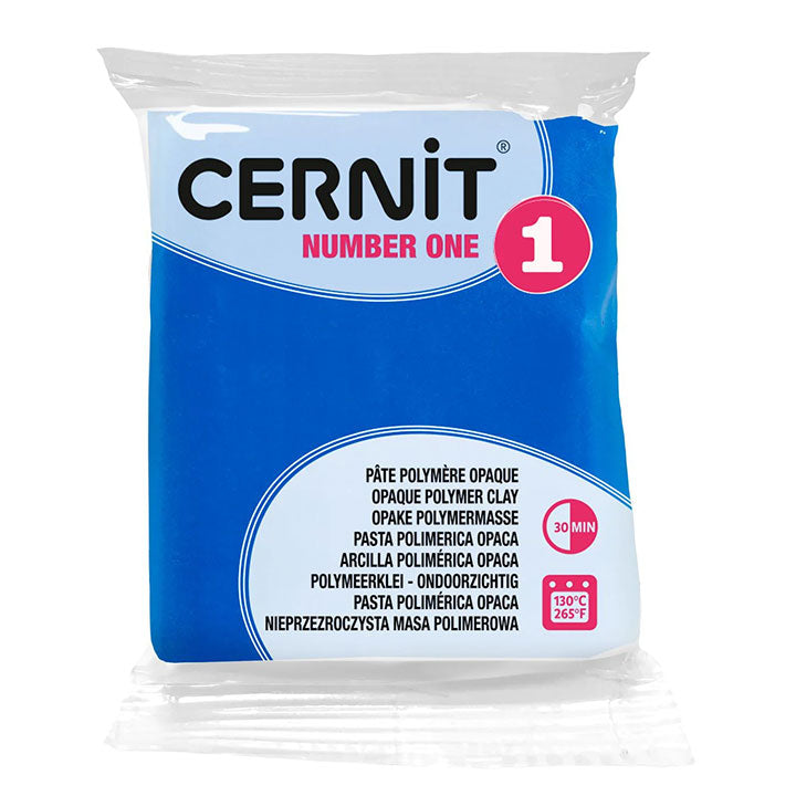 Cernit Number One Blue Polymer Clay