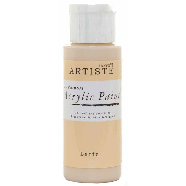 DoCrafts Artiste Latte Acrylic Paint