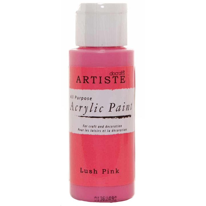 DoCrafts Artiste Lush Pink Acrylic Paint