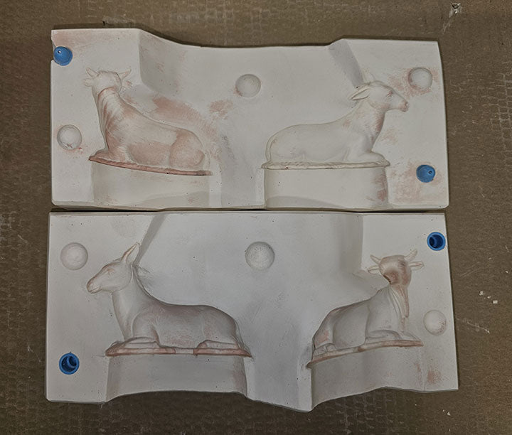 Potterycrafts Donkey and Cow Plaster Mould