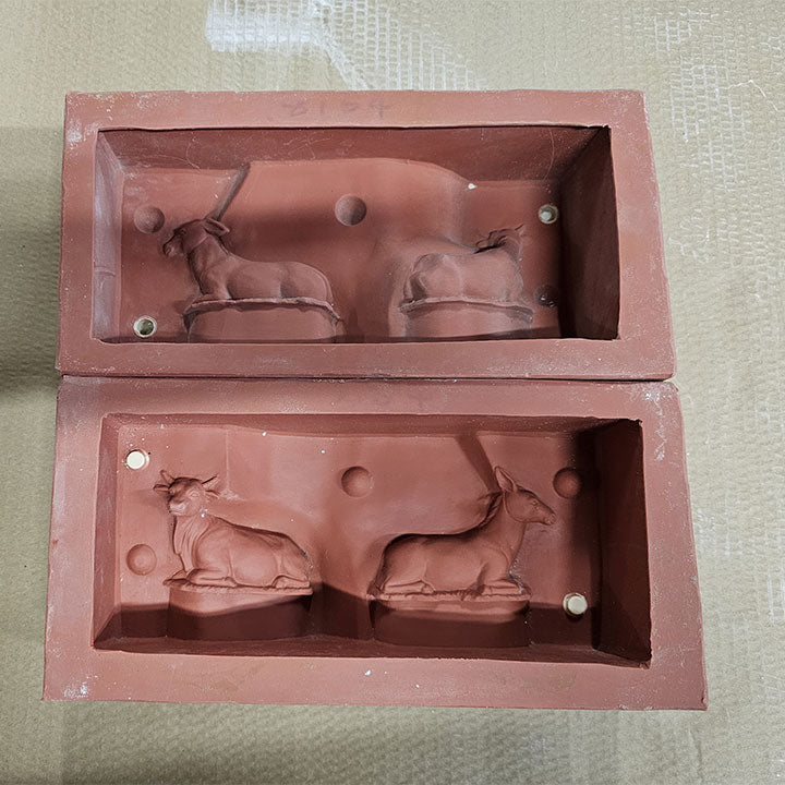 Potterycrafts Donkey and Cow Silicone Mould