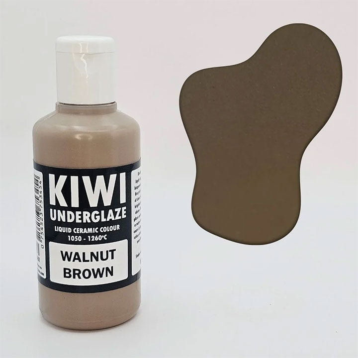 Kiwi Walnut Brown Brush-on Underglaze