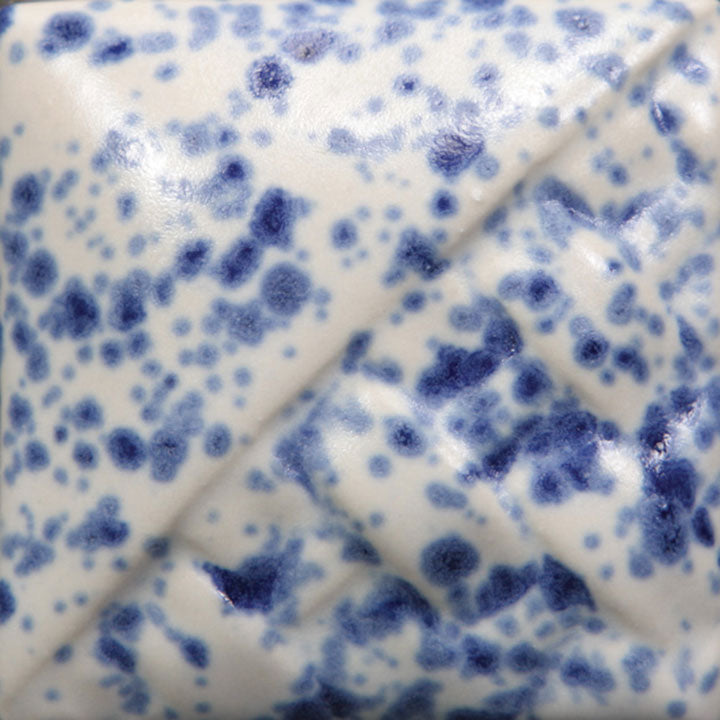 Mayco Stoneware Crystal Blue Splatterware Brush-on Glaze