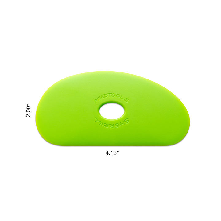 Mudtools Green Medium Flexible Polymer Rib