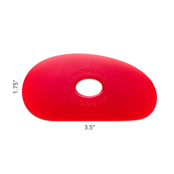 Mudtools Red Very Soft Flexible Polymer Rib