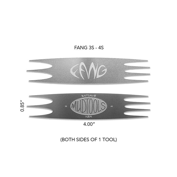 Mudtools Small Fang Stainless Steel Scoring Tool