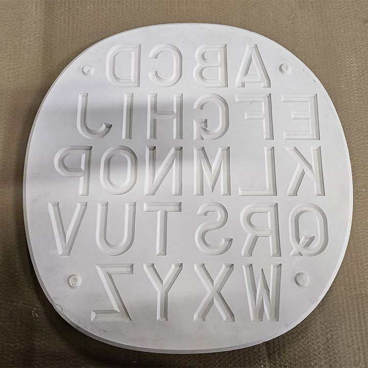 Potterycrafts Alphabet Plaster Mould