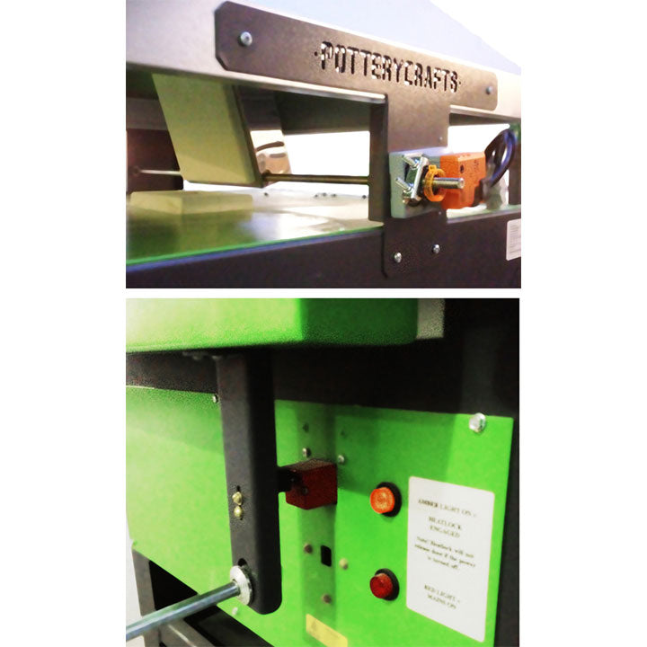 Potterycrafts Front Loading Kiln Auto Damper and Heatlock