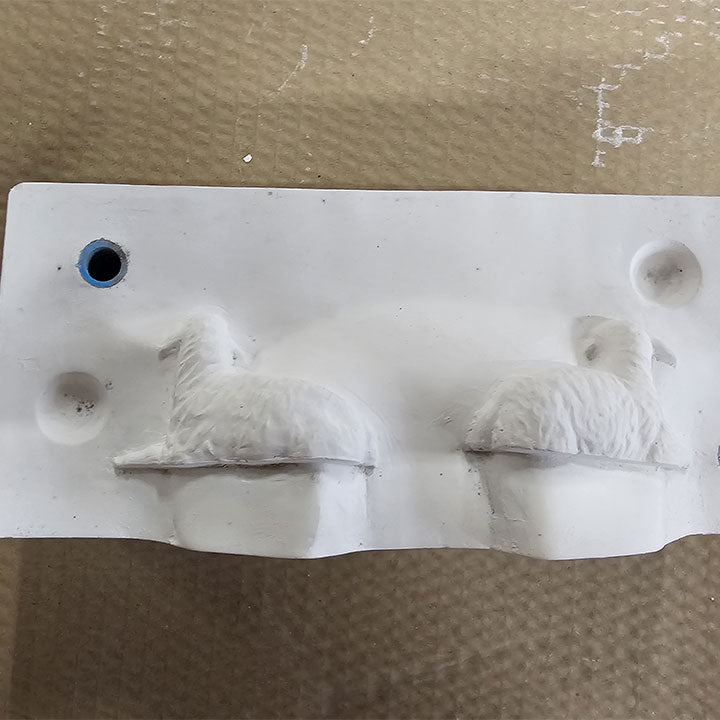 Potterycrafts Two Sheep Plaster Master Mould