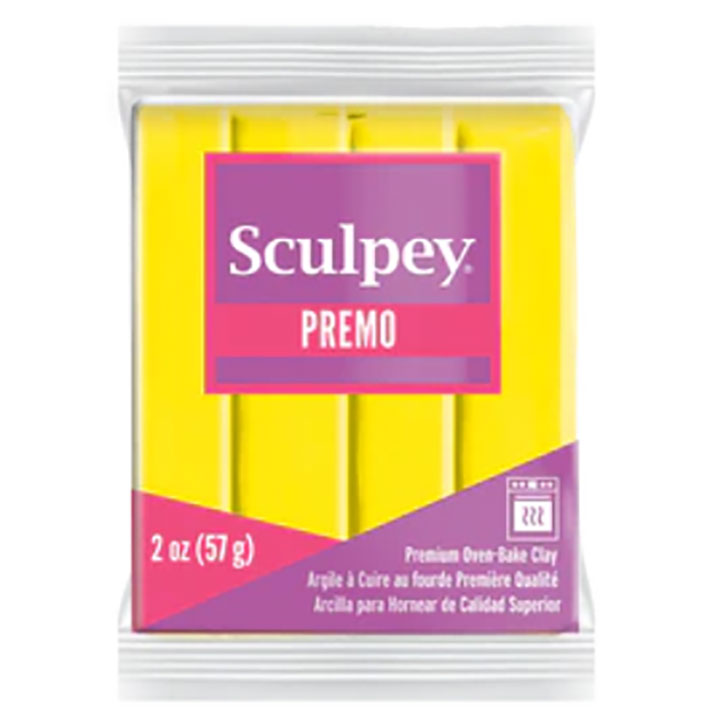 Premo Sculpey Zinc Yellow Polymer Clay