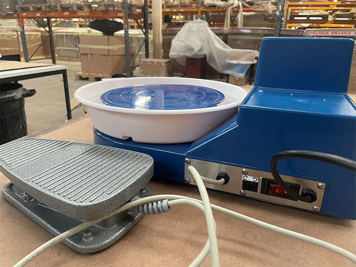 Shimpo Aspire RK-5TF Tabletop Pottery Wheel with Foot Pedal Reconditioned