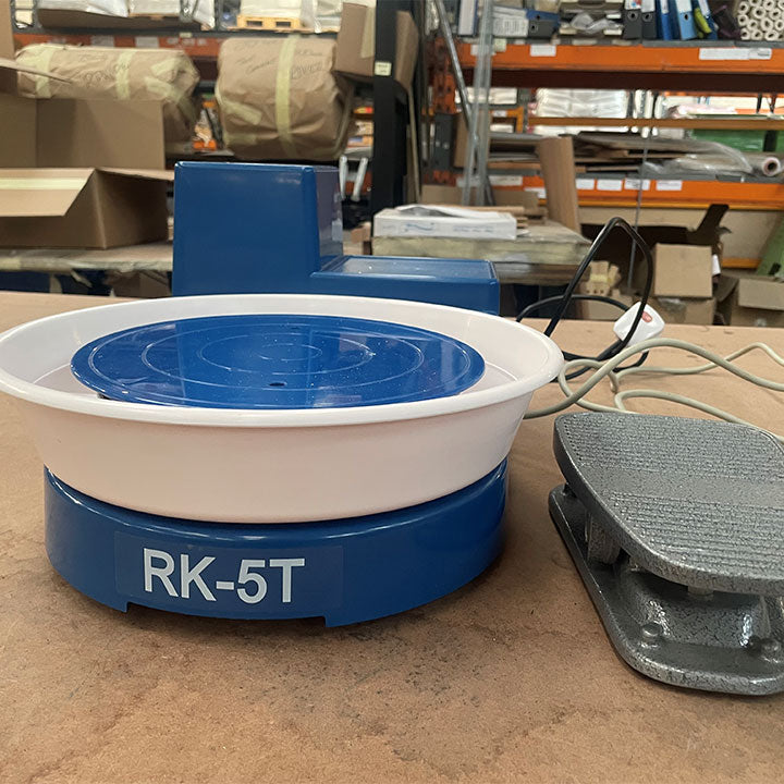 Shimpo Aspire RK-5TF Tabletop Pottery Wheel with Foot Pedal Reconditioned