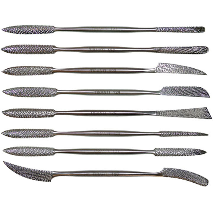 Tiranti Stainless Steel Rifflers Tool 8 Piece Set