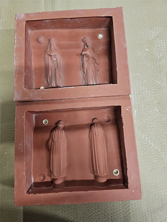 Potterycrafts Two Wise Men Silicone Mould