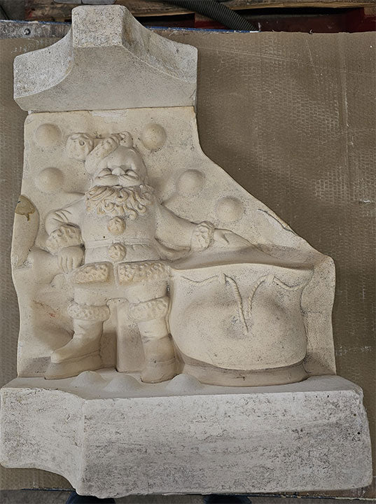 Potterycrafts Vintage Santa Clause with Sack Plaster Master Mould
