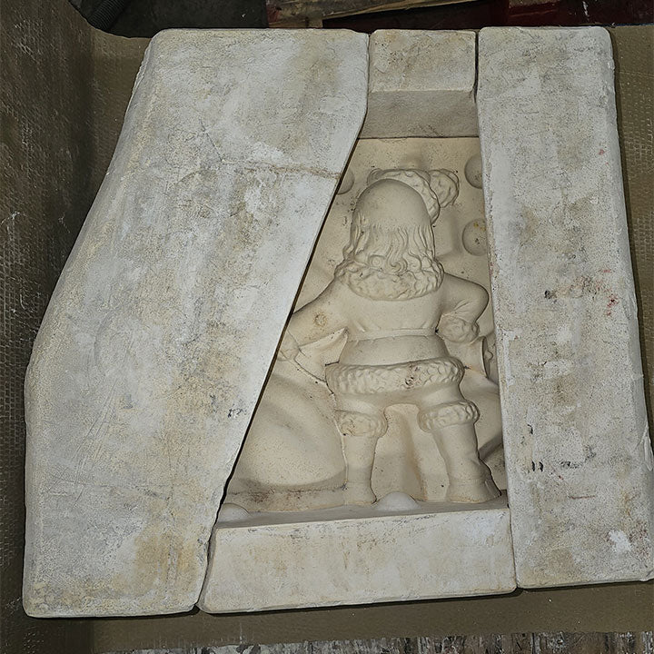 Potterycrafts Vintage Santa Clause with Sack Plaster Master Mould