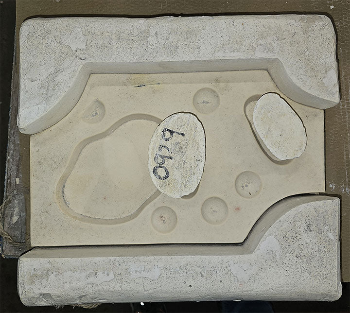 Potterycrafts Vintage Santa Clause with Sack Plaster Master Mould