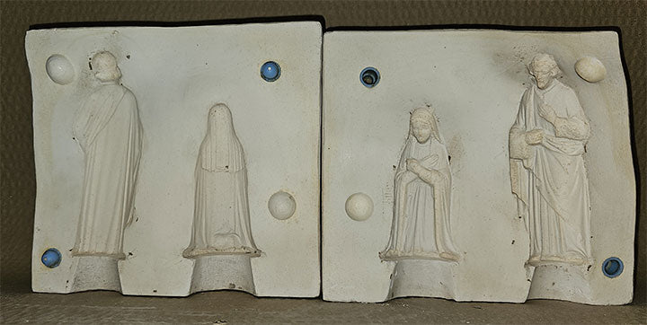 Potterycrafts Virgin Mary and Joseph Plaster Mould