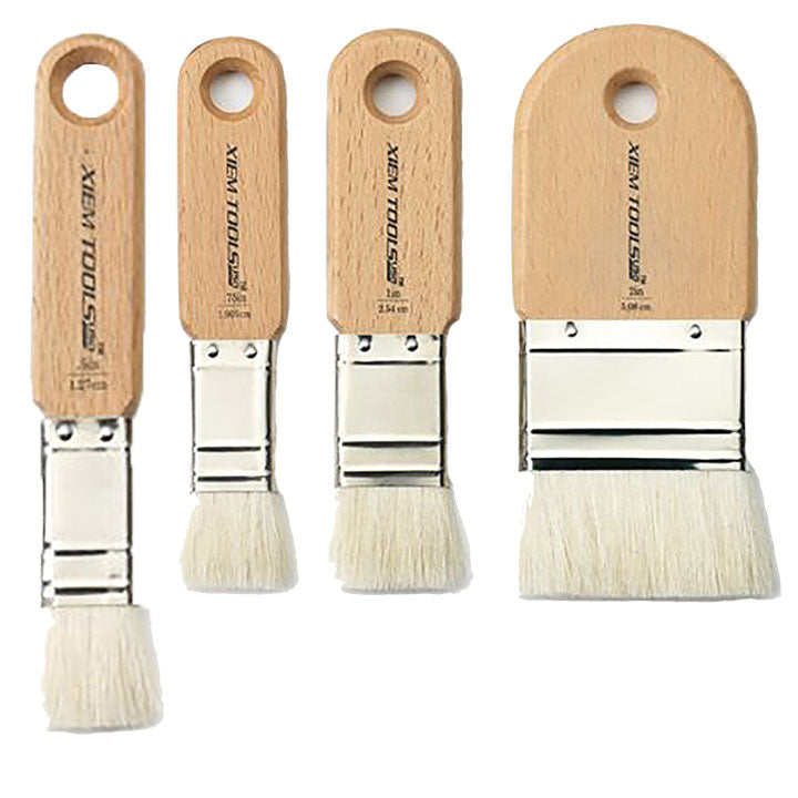 Xiem Tools Short Cut High Quality Goat Hair Glaze Brush