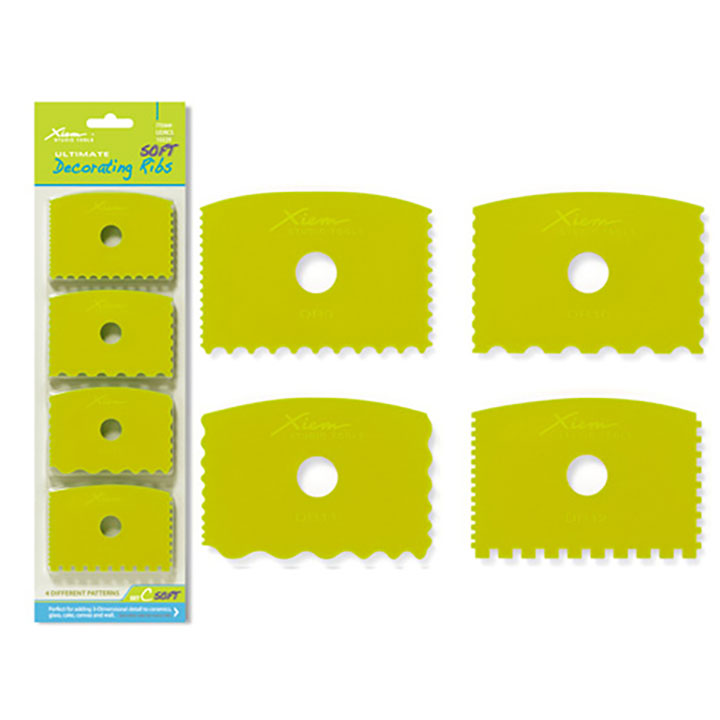 Xiem Tools Set C Soft Ultimate Decorating Ribs