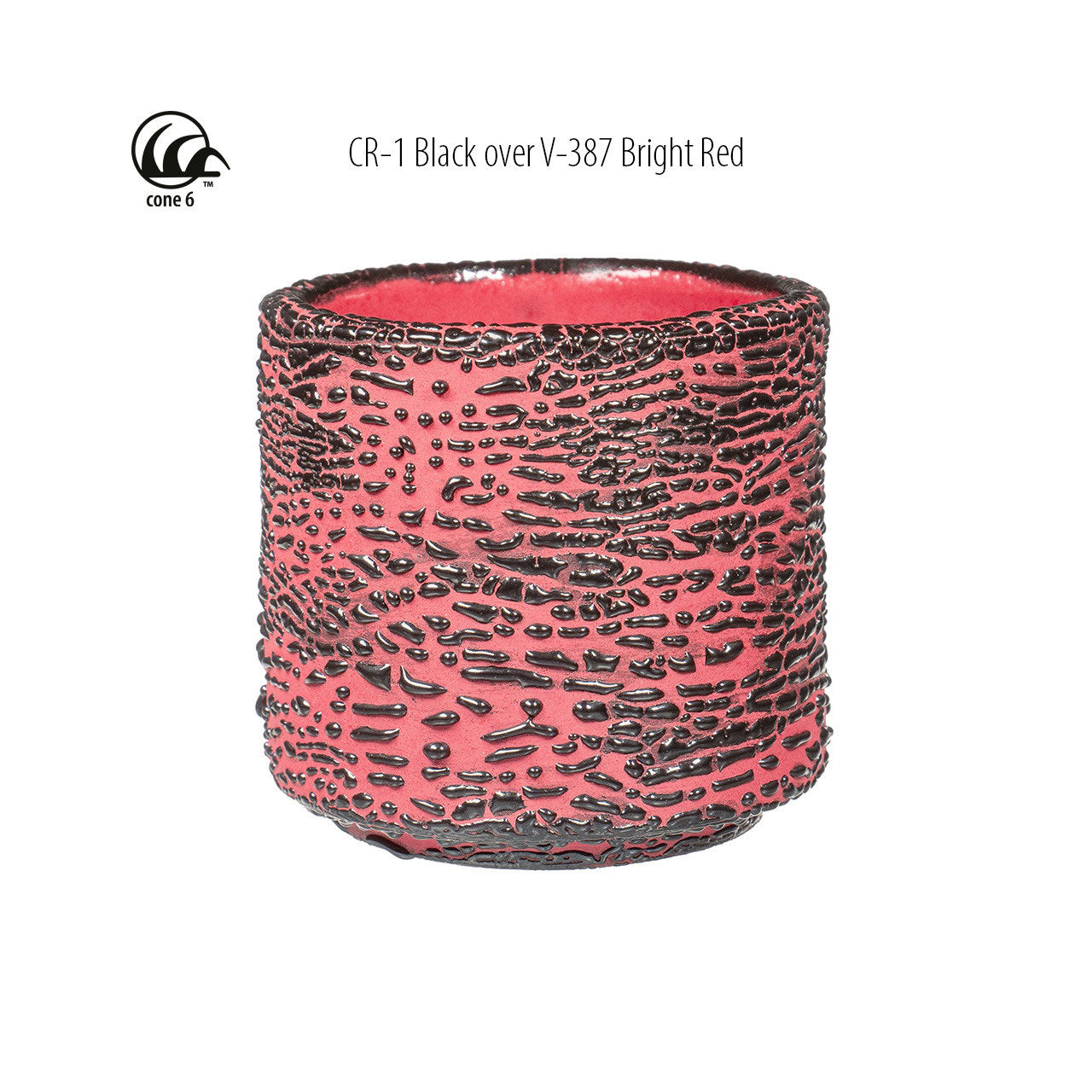 Amaco Crawls Black Brush-on Glaze