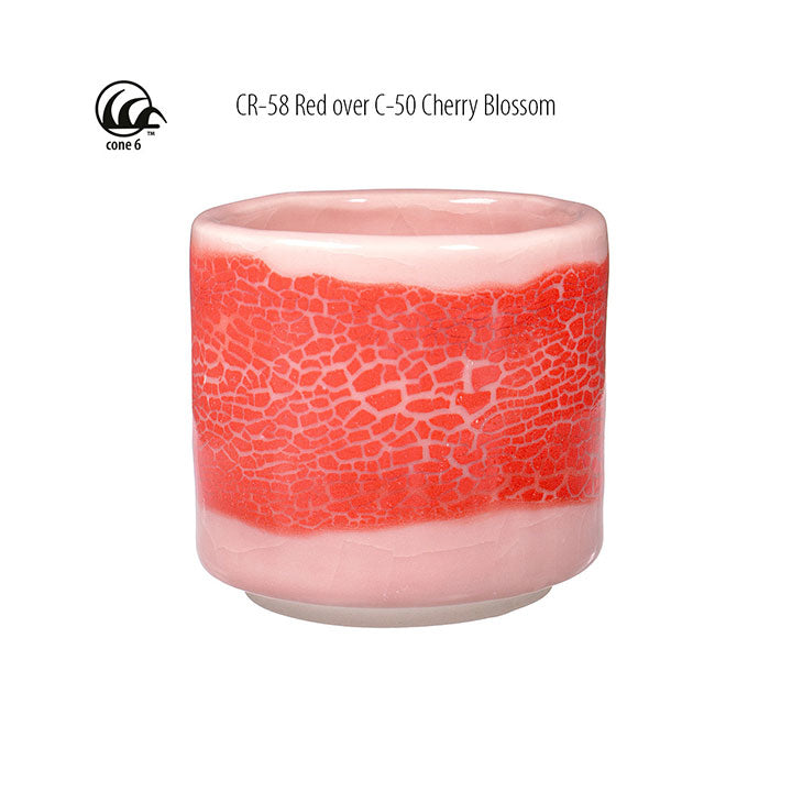 Amaco Crawls Red Brush-on Glaze