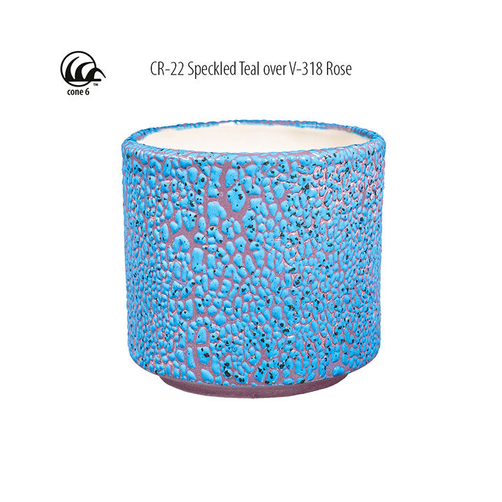 Amaco Crawls Speckled Teal Brush-on Glaze