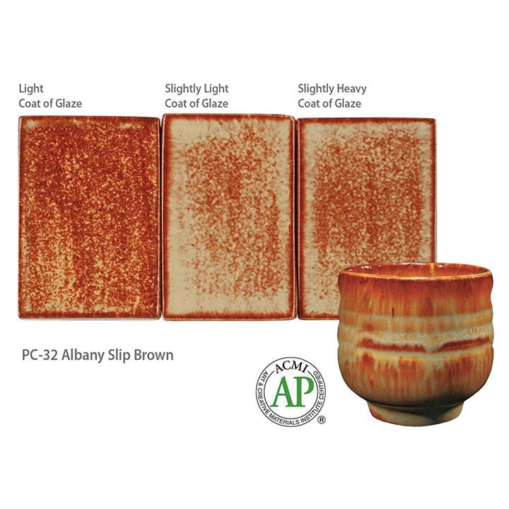 Amaco Potter's Choice Albany Slip Brown Brush-on Glaze