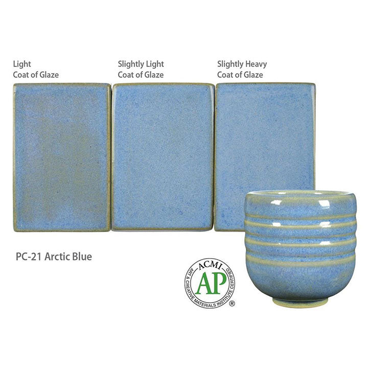 Amaco Potter's Choice Arctic Blue Brush-on Glaze