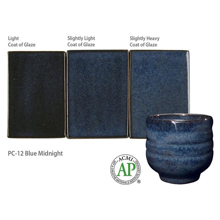 Amaco Potter's Choice Blue Midnight Brush-on Glaze