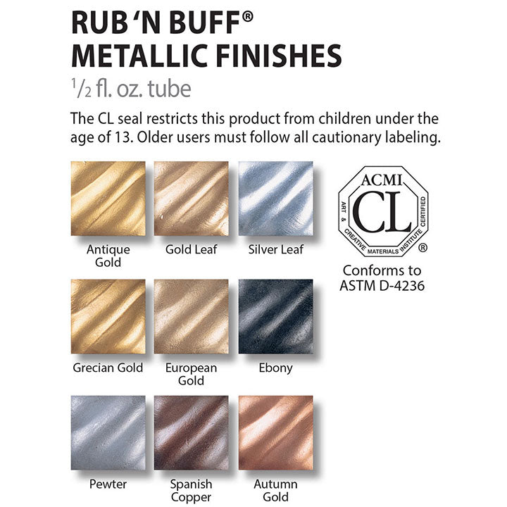 Amaco Pewter Rub 'n Buff