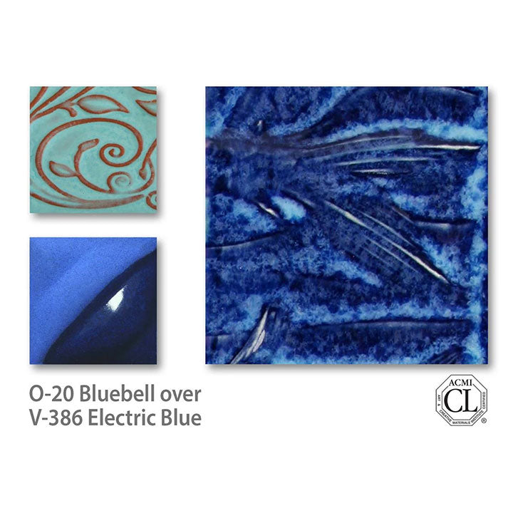 Amaco Velvet Electric Blue Brush-on Underglaze