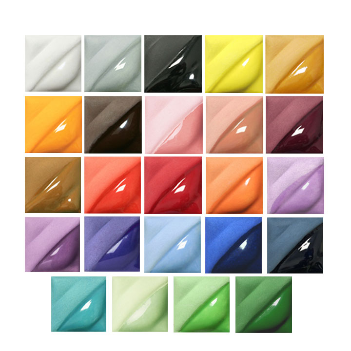 Amaco Velvet Underglaze 24 Palette Pack A24