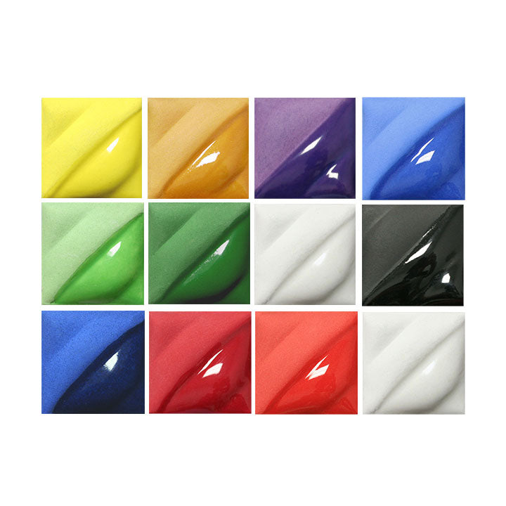 Amaco Velvet Underglaze Christmas 12 Palette Pack