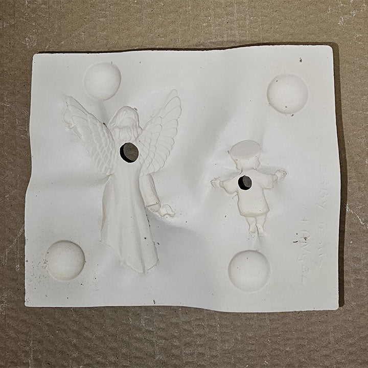 Potterycrafts Baby Jesus and Angel Plaster Mould