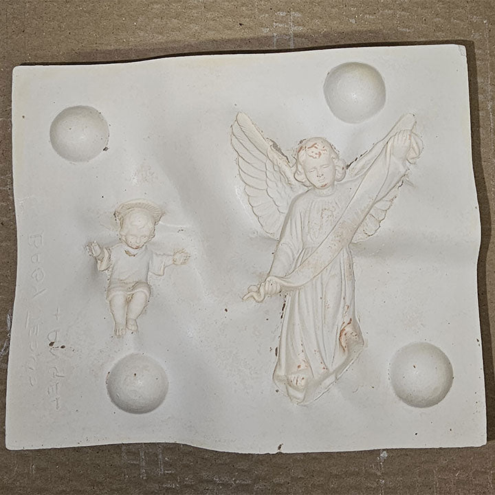 Potterycrafts Baby Jesus and Angel Plaster Mould