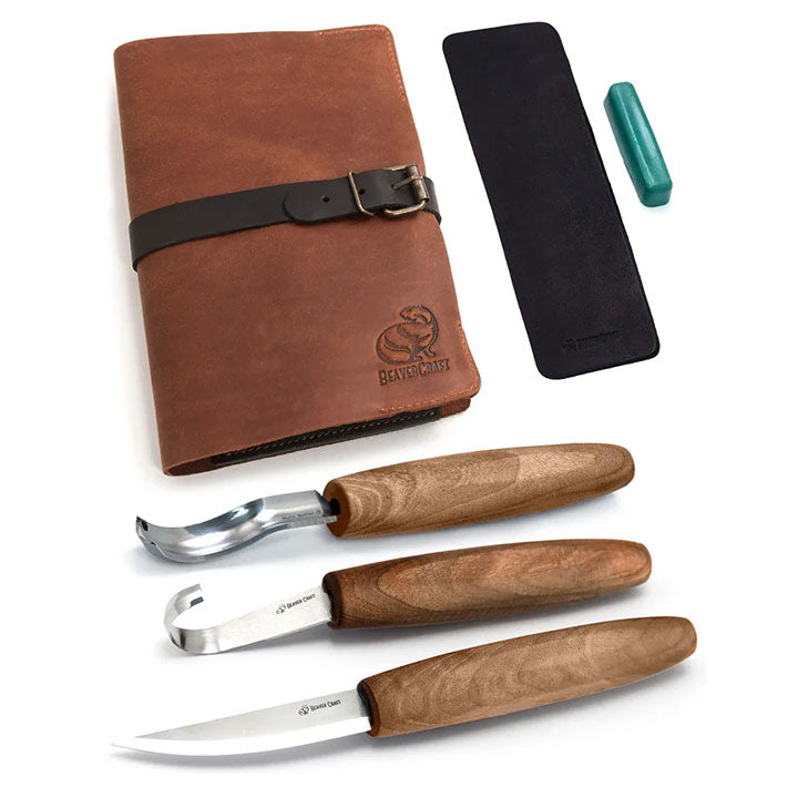 BeaverCraft Premium Spoon Carving Set