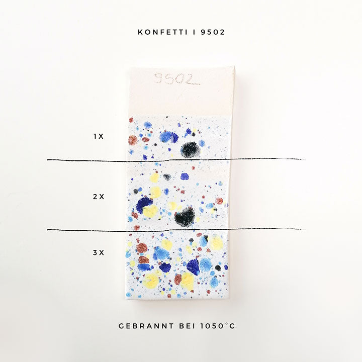 Botz Confetti Earthenware Brush-on Glaze