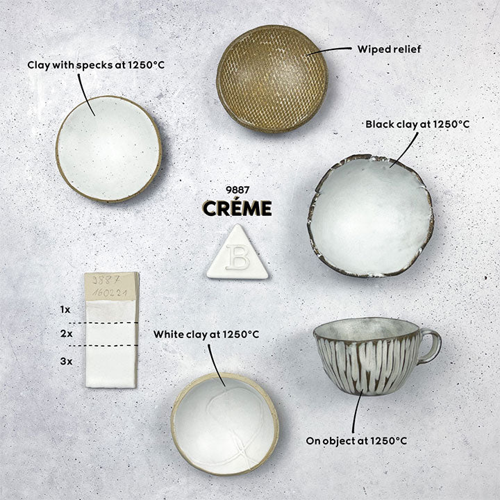 Botz Cream White Stoneware Brush-on Glaze