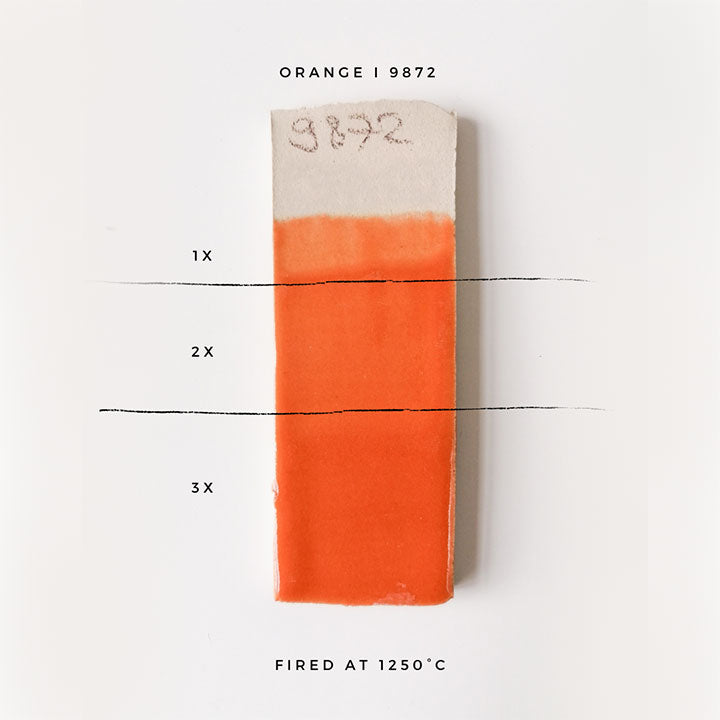 Botz Orange Stoneware Brush-on Glaze