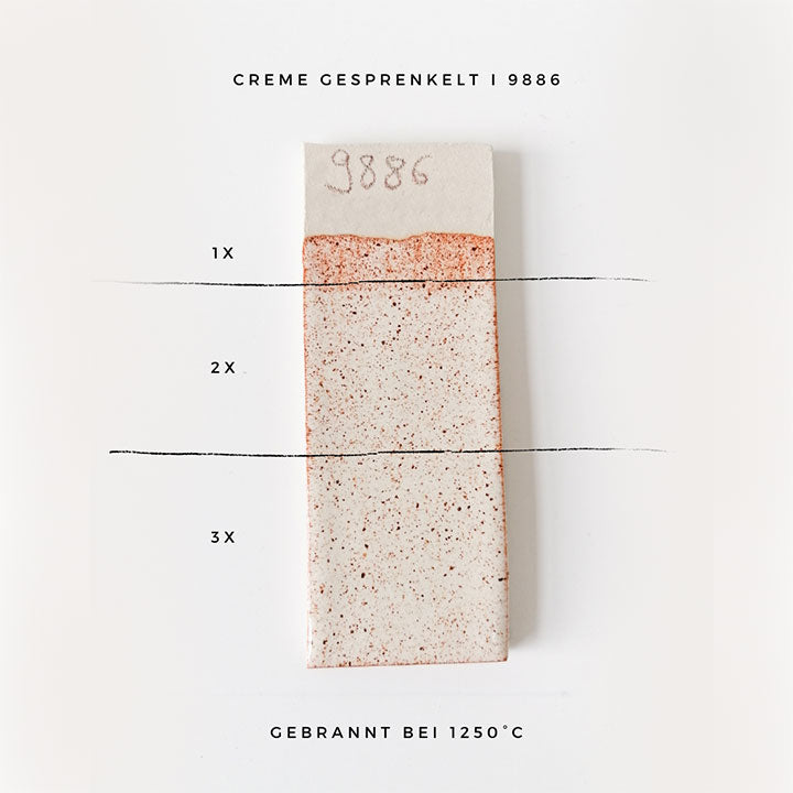 Botz Speckle Cream Stoneware Brush-on Glaze