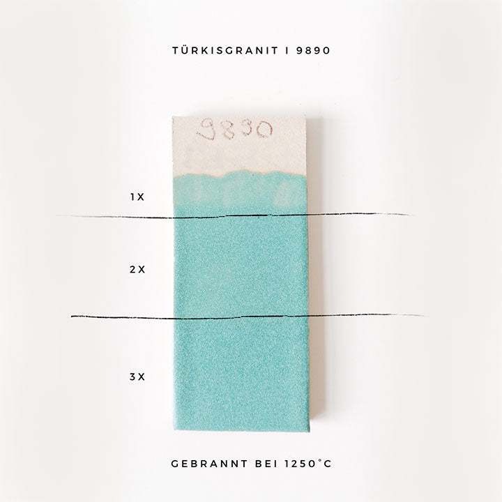 Botz Turquoise Granite Stoneware Brush-on Glaze