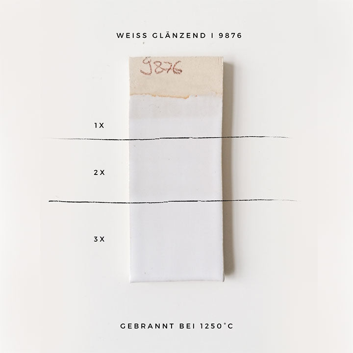 Botz White Glossy Stoneware Brush-on Glaze