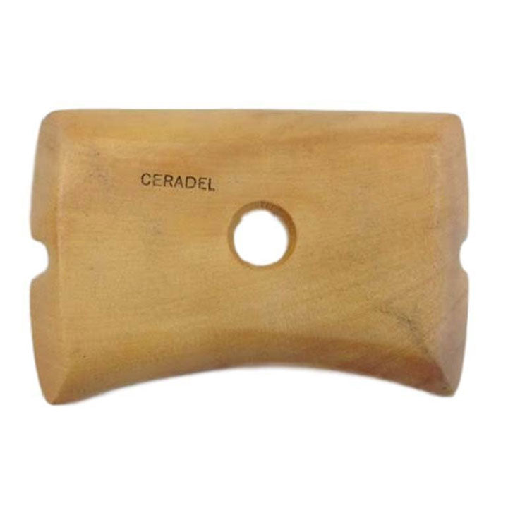 Ceradel Flat with Concave Wooden Throwing Rib